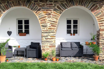 4 Sterne Ferienwohnung LOGE 1 mit Garten