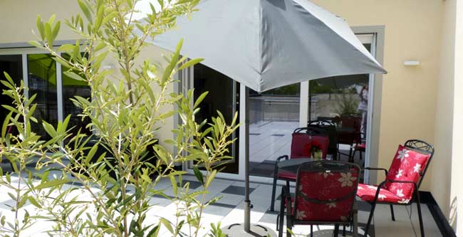 Ferienwohnung mit Balkon mit Moselblick