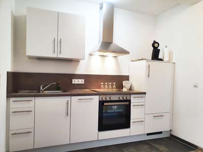 Neue Kücheder Ferienwohnung in Trier